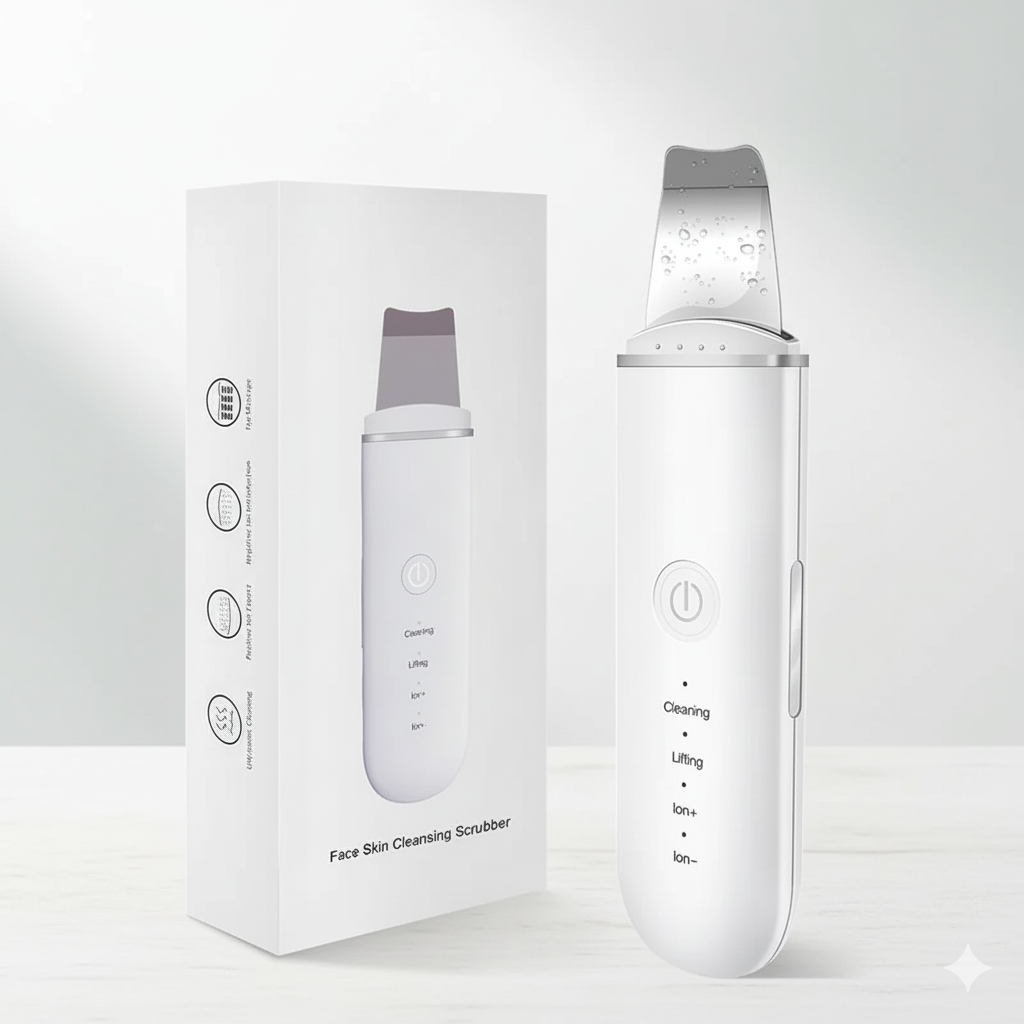 Ultrasonic Facial Skin Scrubber